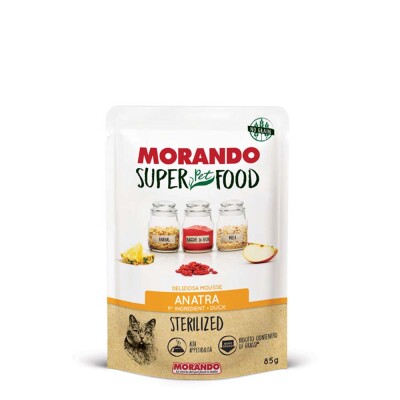 MORANDO Super PetFood Sterilised Πάπια 85gr