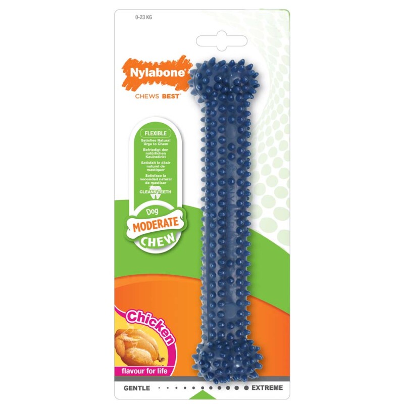 NYLABONE Moderate Dental Chew - Chicken Medium