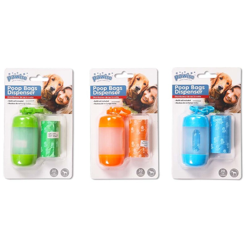 PW Θήκη Σακούλας Συλλογής περιττωμάτων με ανταλλακτικό  (2 ρολά/ 20 σακούλες)