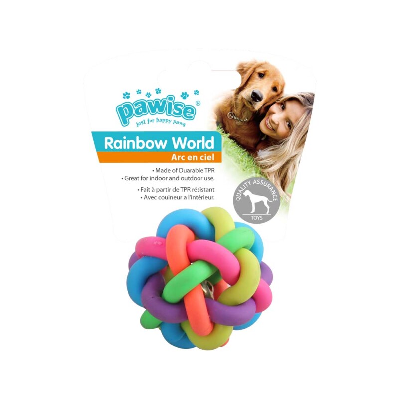 PW Παιχνίδι Σκύλου Rainbow World Ball S