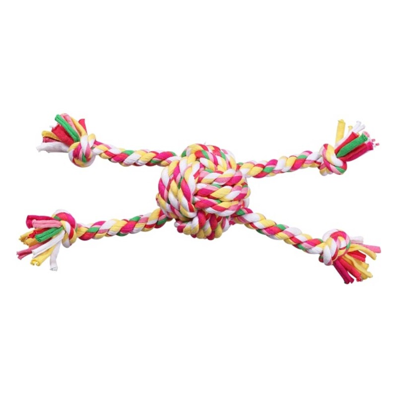 PW Παιχνίδι Σκύλου Colorful Braided Rope Ball 25.5cm