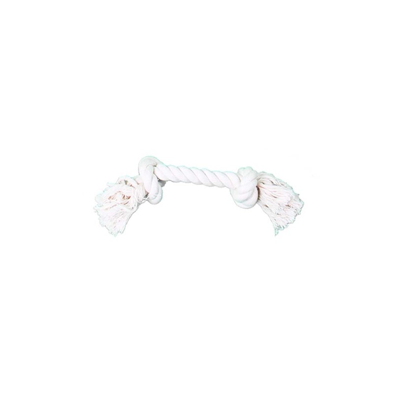 PW Παιχνίδι Σκύλου Rope Bone 2 Knots Natural 12.7cm