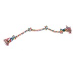 PW Παιχνίδι Σκύλου Rope Bone 4 Knots Multicolor 91.4cm