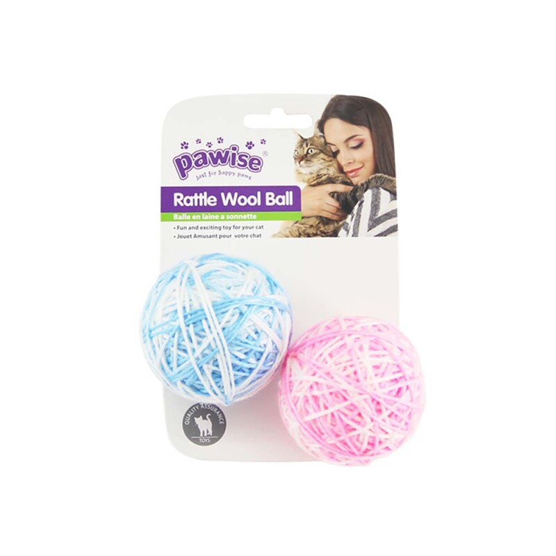 PW Παιχνίδι Γάτας Rattle Wool (2τμχ)