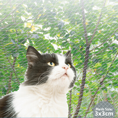 PAWISE Δίχτυ Ασφαλείας Μπαλκονιού Διάφανο 8x3m