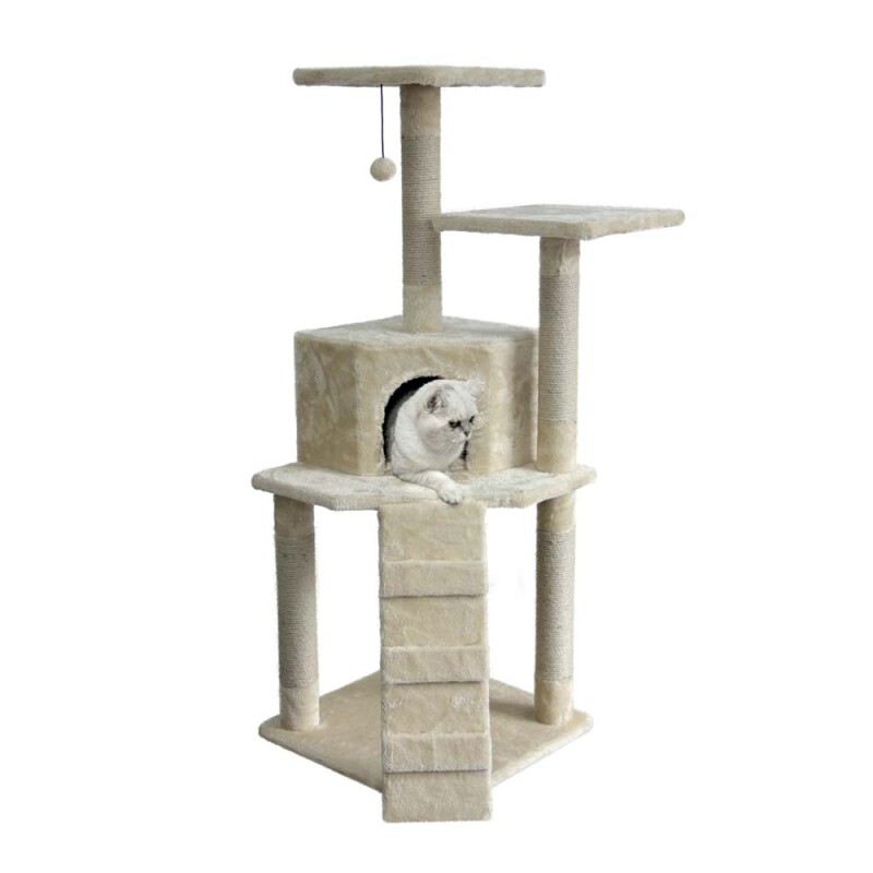 PAWISE Ονυχοδρόμιο Cat Tree with Cave S 65x59x128cm