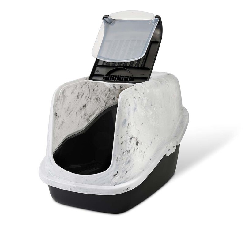 SAVIC Nestor Marble Γκρι-Μαύρο | 56x38x39,5cm