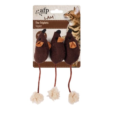 AFP Παιχνίδι Γάτας Lambswool The Triplets
