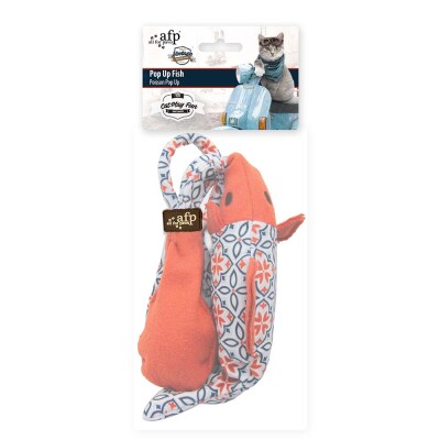 AFP Cat Toy Vintage Pop Up Fish