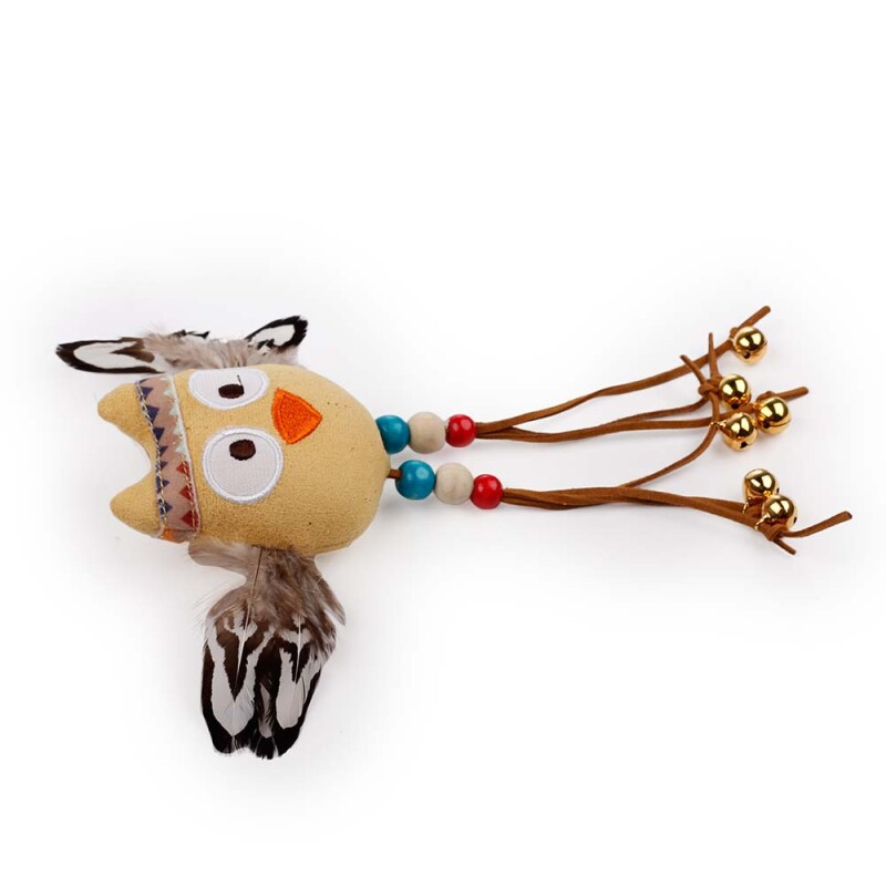 AFP Παιχνίδι Γάτας Dancing Owl Καφέ / Μπέζ / Εκρού