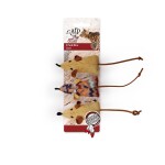 AFP Παιχνίδι Γάτας Mice 3PK Καφέ / Μπέζ / Εκρού