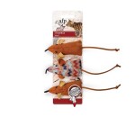 AFP Παιχνίδι Γάτας Mice 3PK Καφέ / Μπέζ / Εκρού