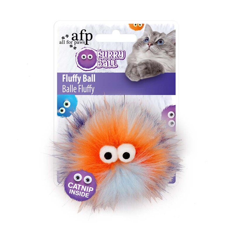 AFP Παιχνίδι Γάτας Fluffer Ball Πορτοκαλί
