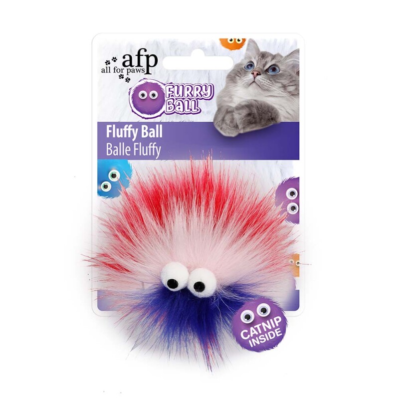 AFP Παιχνίδι Γάτας Fluffer Ball Ρόζ