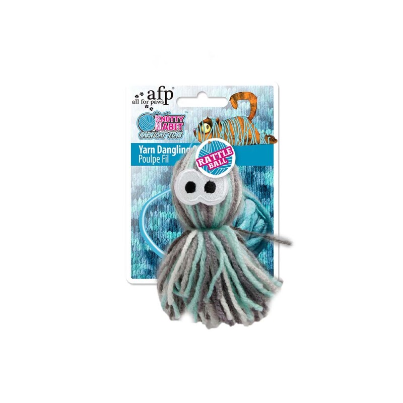 AFP Παιχνίδι Γάτας Knotty Habit Yarn Dangling Octopus