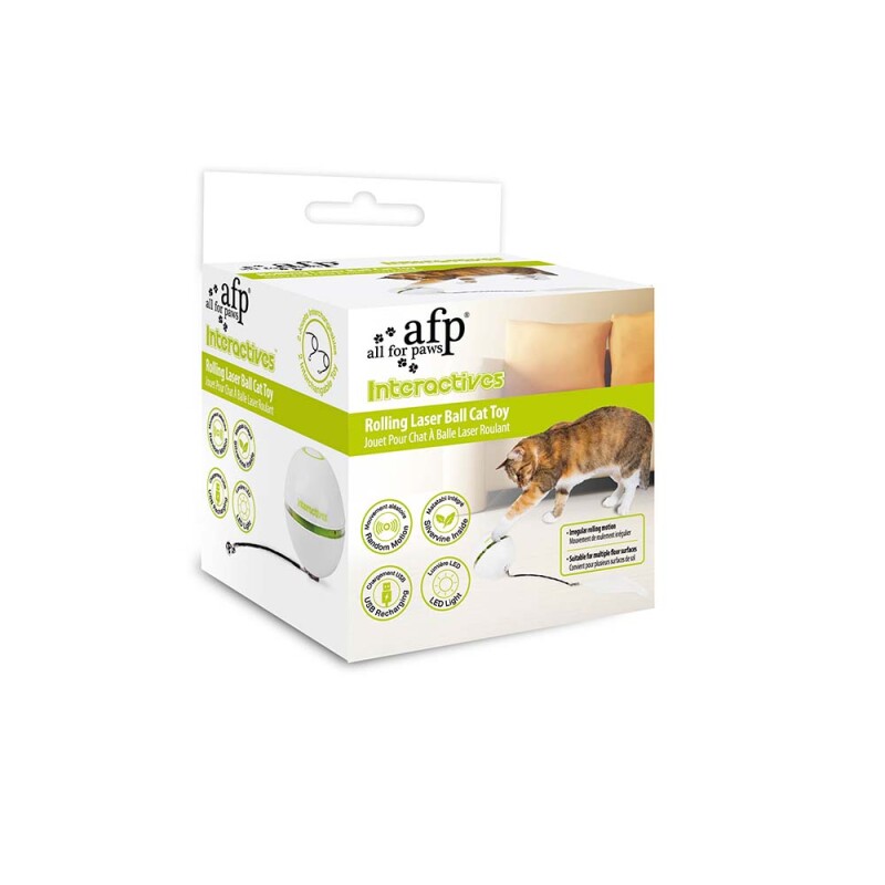 AFP Εκπαιδευτικό Παιχνίδι Γάτας Interactive Rolling Laser Ball