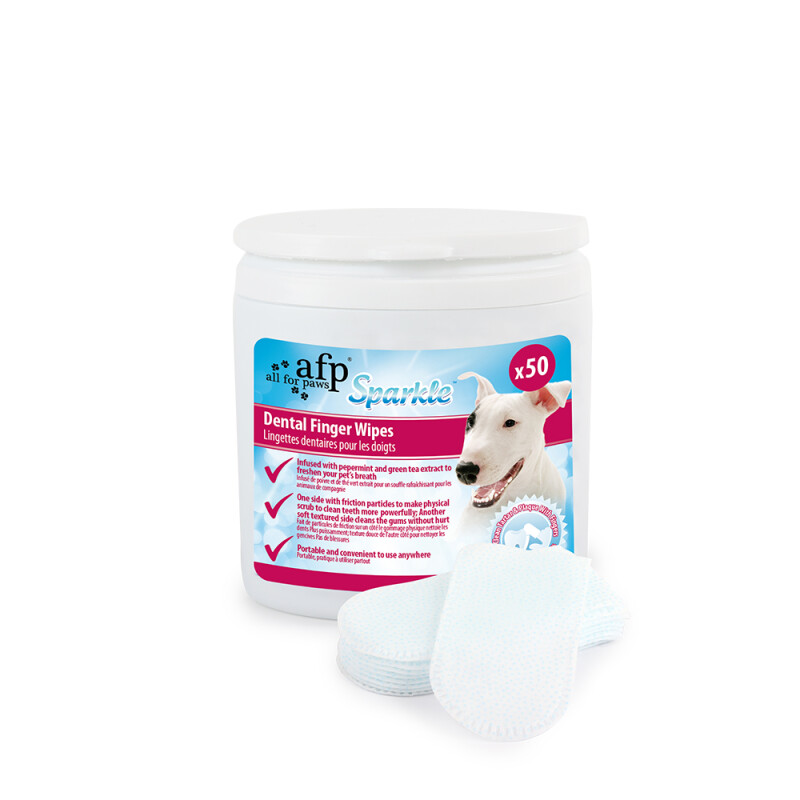 AFP Οδοντικά Μαντηλάκια Sparkle Dental Finger Wipes