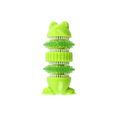 AFP Dog Toy Oral Care Chew Dental Frog