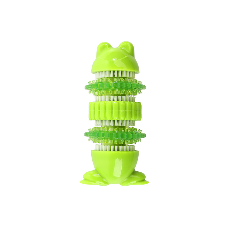 AFP Dog Toy Oral Care Chew Dental Frog