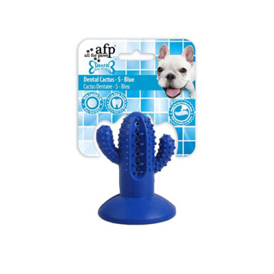 AFP Παιχνίδι Σκύλου οδοντικής φροντίδας Cactus Rubber S Μπλέ
