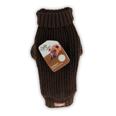 AFP Lambswool Fisheran Πουλόβερ - Καφέ