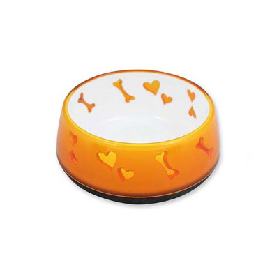 AFP Dog Bowl Love - Orange
