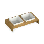 AFP Κεραμικό Μπώλ Με Βάση Για Σκύλου & Γάτα S 2x200ml