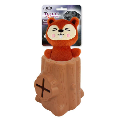 AFP Educational Dog Toy Treat Hider Squirrel