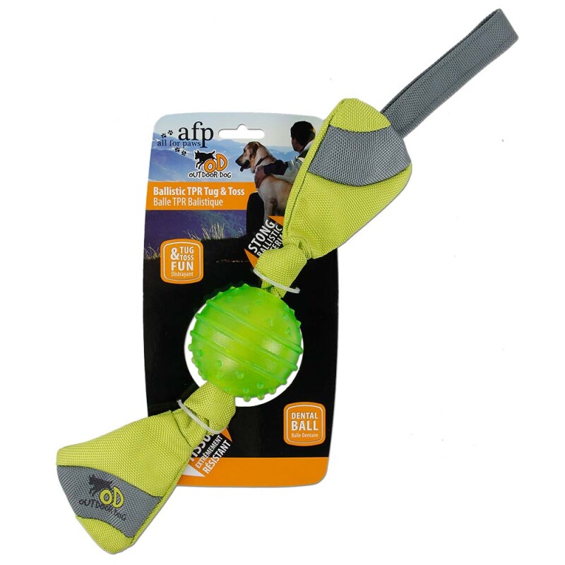 AFP Παιχνίδι Σκύλου Ballistic Candy Squeaker Πορτοκαλί/Πράσινο