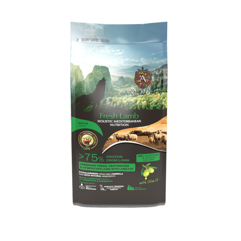 AMBROSIA Mediterranean Diet Adult Fresh Lamb