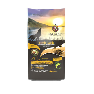 AMBROSIA Mediterranean Diet Adult Sensitive Fresh Duck