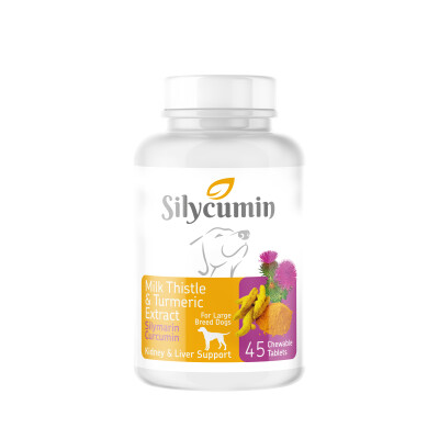 BIO PETACTIVE Silycumin Milk Thistle & Turneric Extract (For Large Breed Dogs) 45 tabs | 67,5gr
