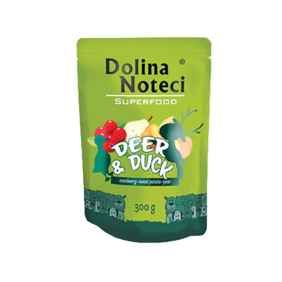 DOLINA NOTECI SUPERFOOD Adult Ελάφι & Πάπια 300gr