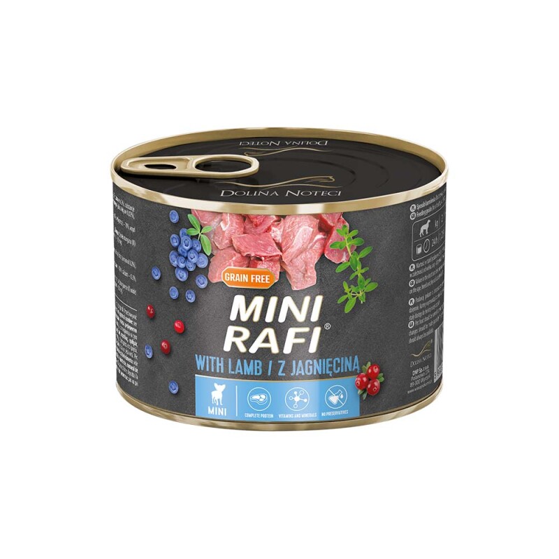 RAFI Υγρή τροφή πατέ σε κονσέρβα (χωρίς σιτηρά) 185gr