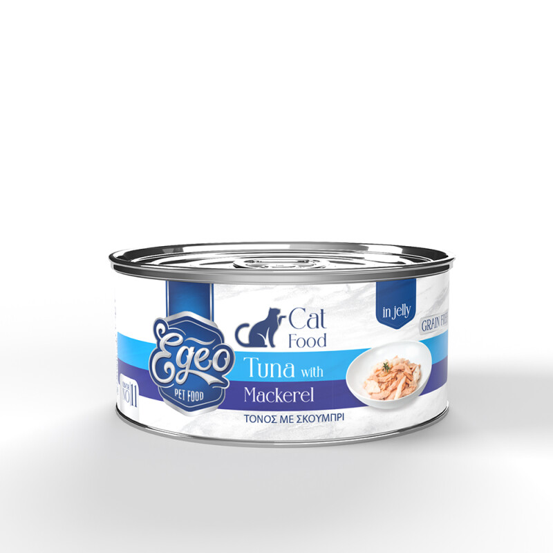 EGEO Υγρή τροφή σε ζελέ για γάτες 85gr