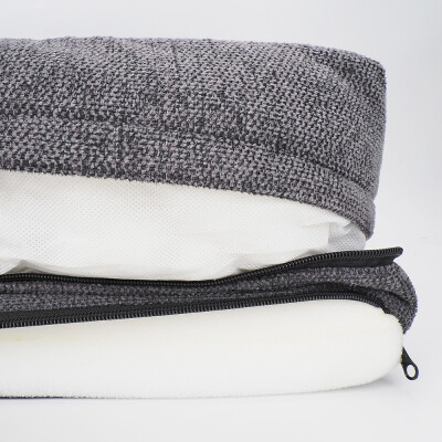 GLEE Κρεβάτι Glasgow Σκούρο Γκρι Small 66x53x14cm