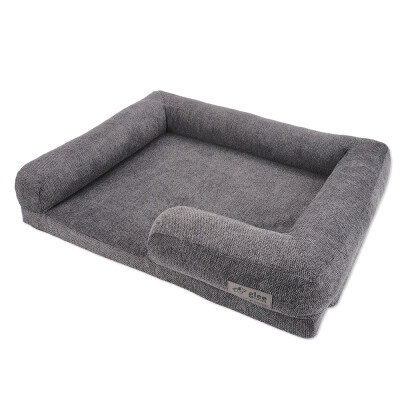 GLEE Κρεβάτι Glasgow Σκούρο Γκρι Small 66x53x14cm