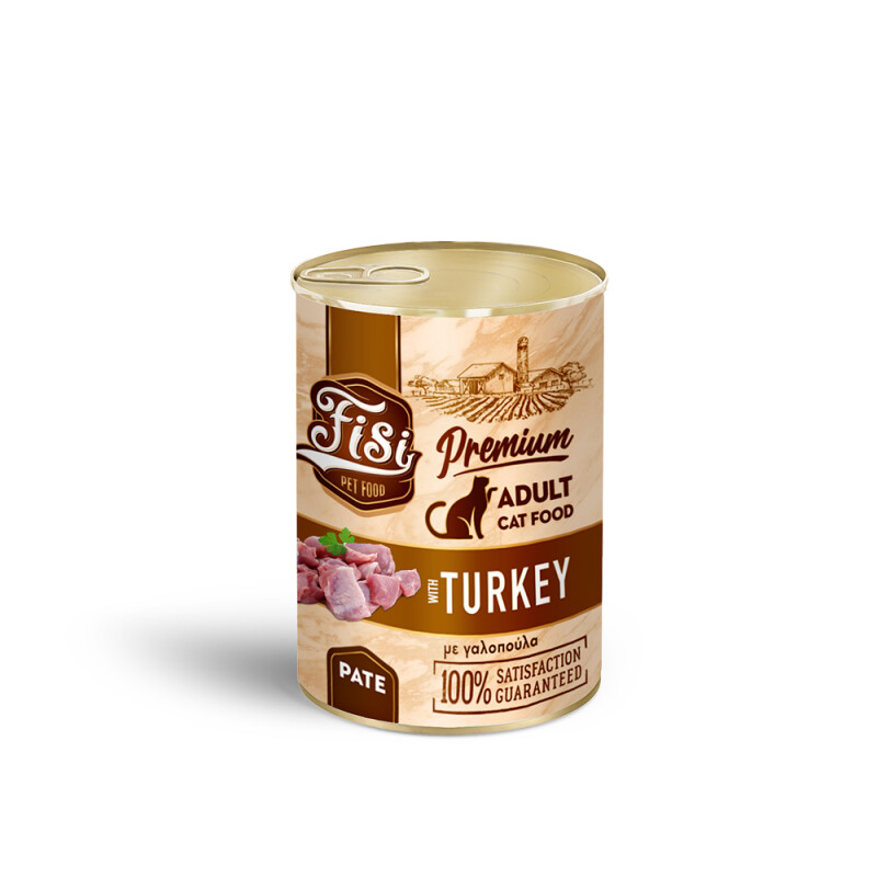 Fisi Υγρή τροφή σε πατέ για ενήλικες γάτες 400gr