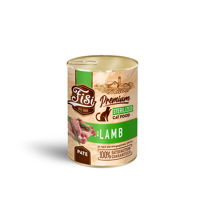 FISI Υγρή τροφή σε πατέ για στειρωμένες γάτες 400gr