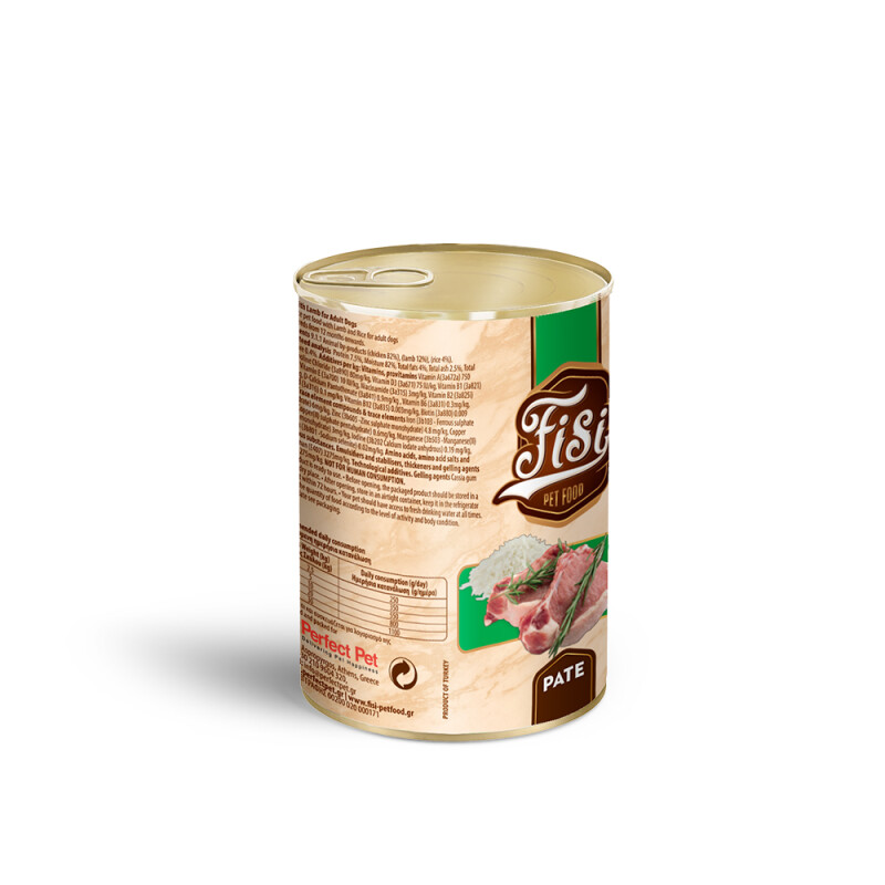 FISI Dog Adult Lamb & Rice 12x400gr