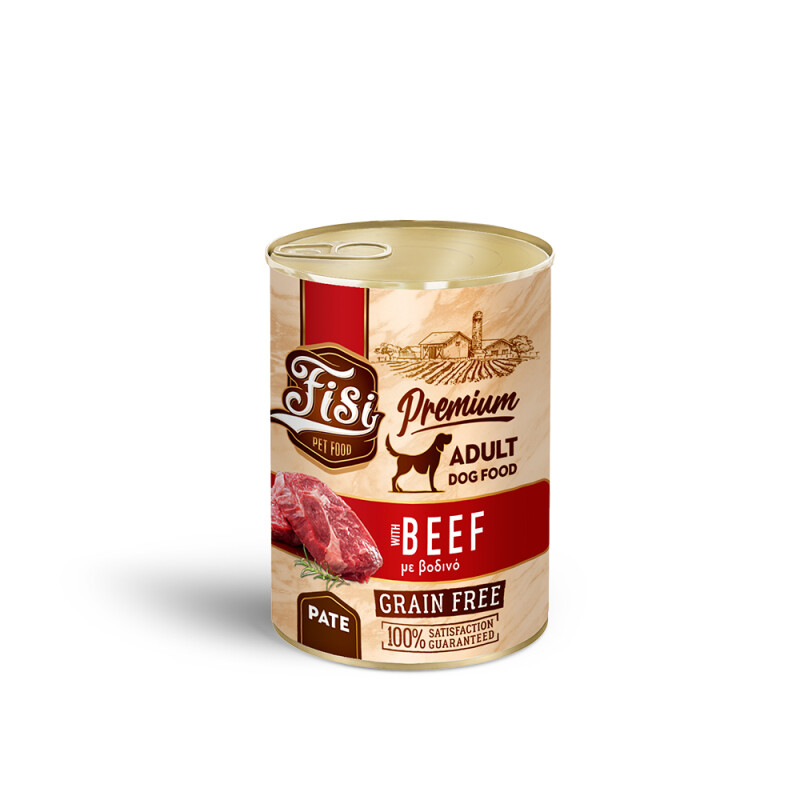 FISI Υγρή τροφή σε πατέ για ενήλικους σκύλους 400gr