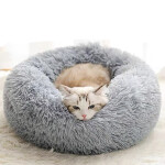 GLEE Κρεβάτι Geneva Σκούρο Γκρι Small 60x60cm