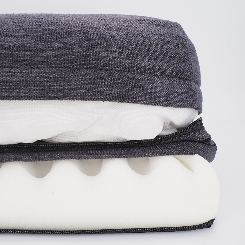 GLEE Κρεβάτι Oslo Σκούρο Γκρι Medium 78.5x63x20cm