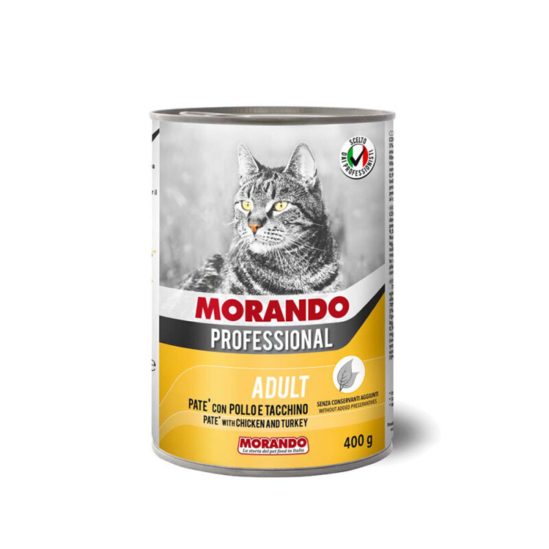 MORANDO Professional Adult Κοτόπουλο & Γαλοπούλα 400gr
