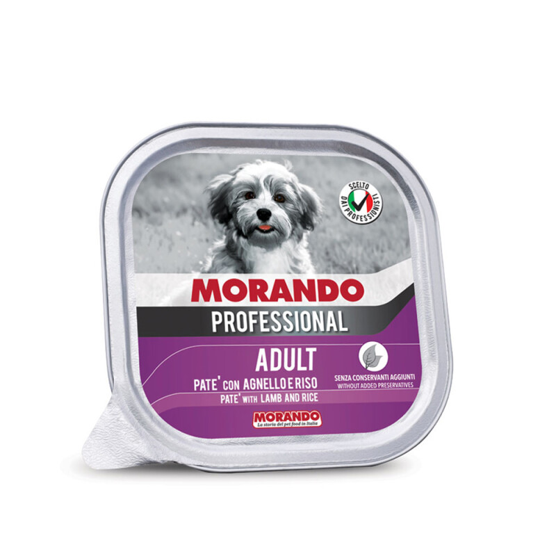 MORANDO Υγρή τροφή σε πατέ σε ταψάκι 300gr