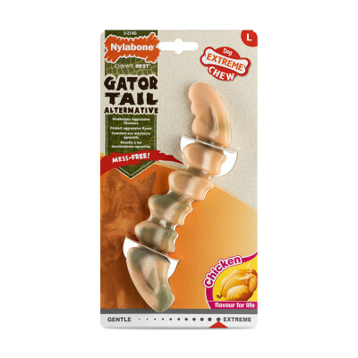 Nylabone Extreme Chew Gator Tail Chicken Large