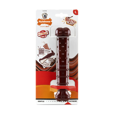 Nylabone Extreme Chew Basted Bone Bacon Large